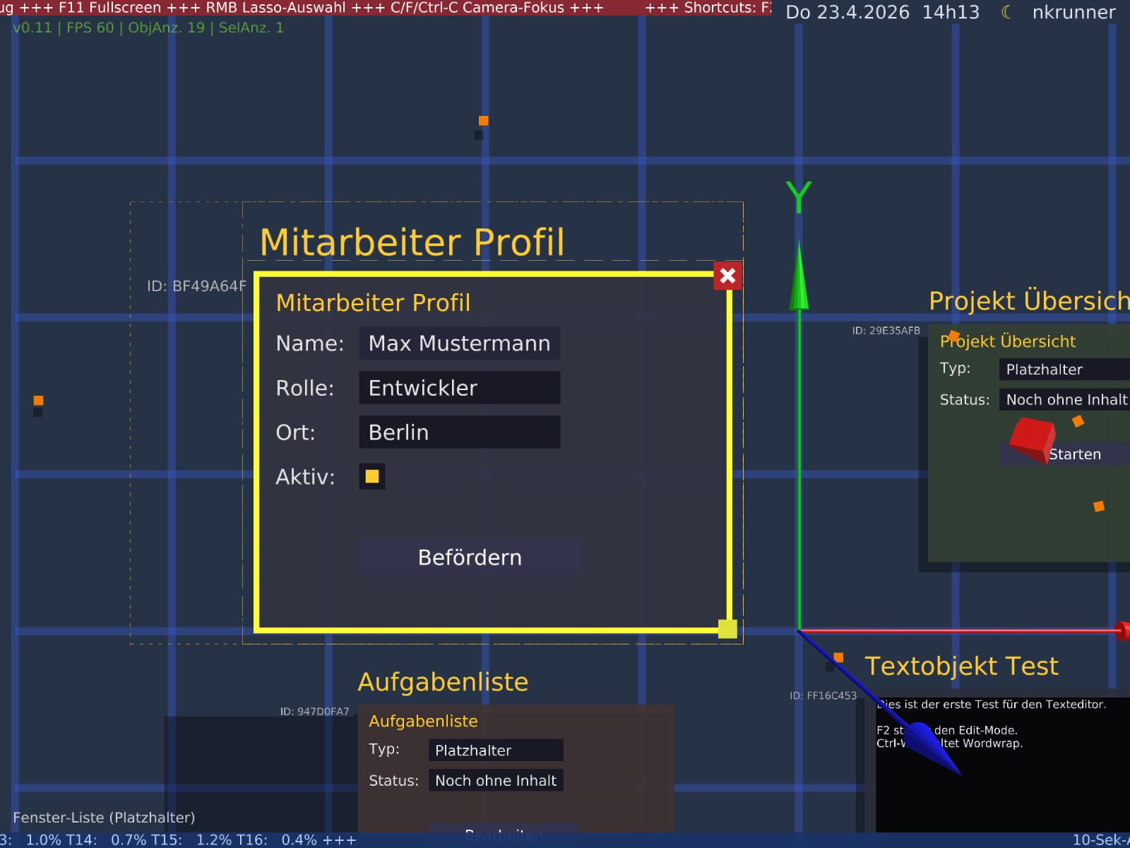 Mitarbeiter Profil